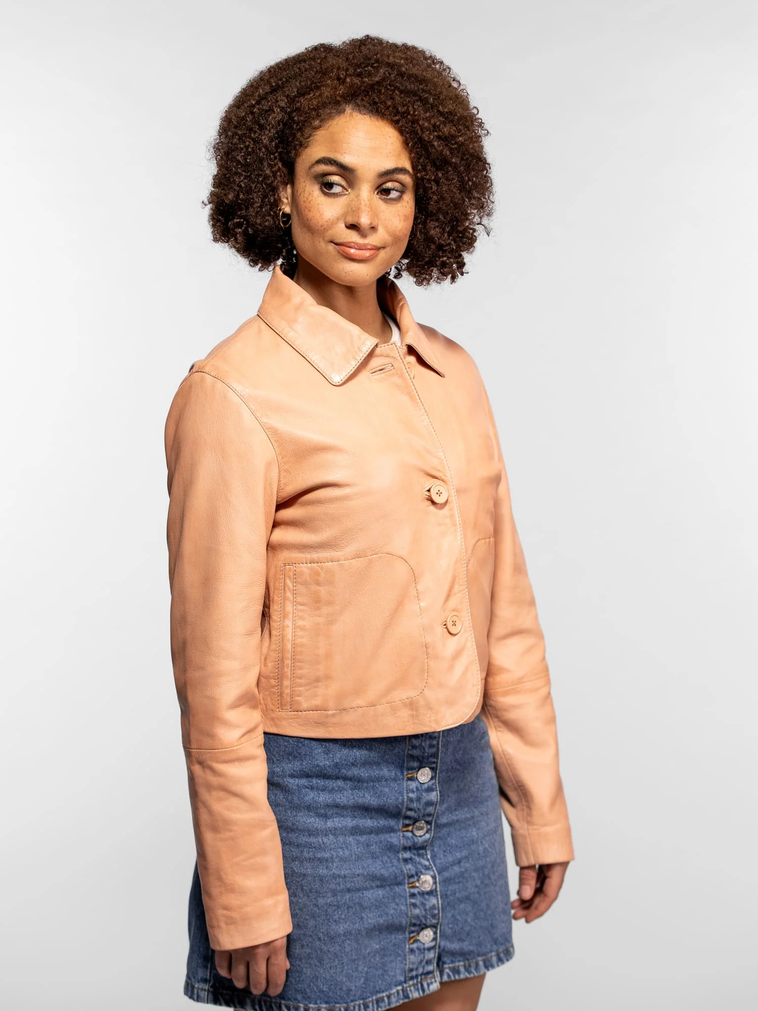 Wisteria - Blouson cuir femme - Image 7