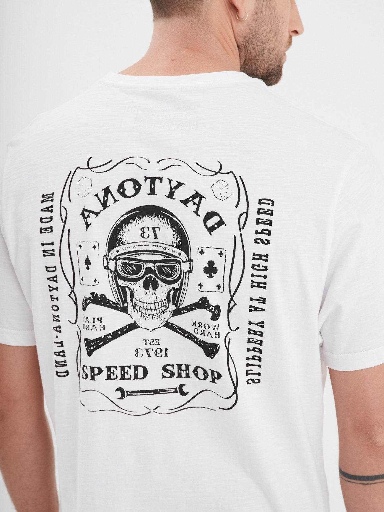 Wright - T-shirt moto vintage - Image 5